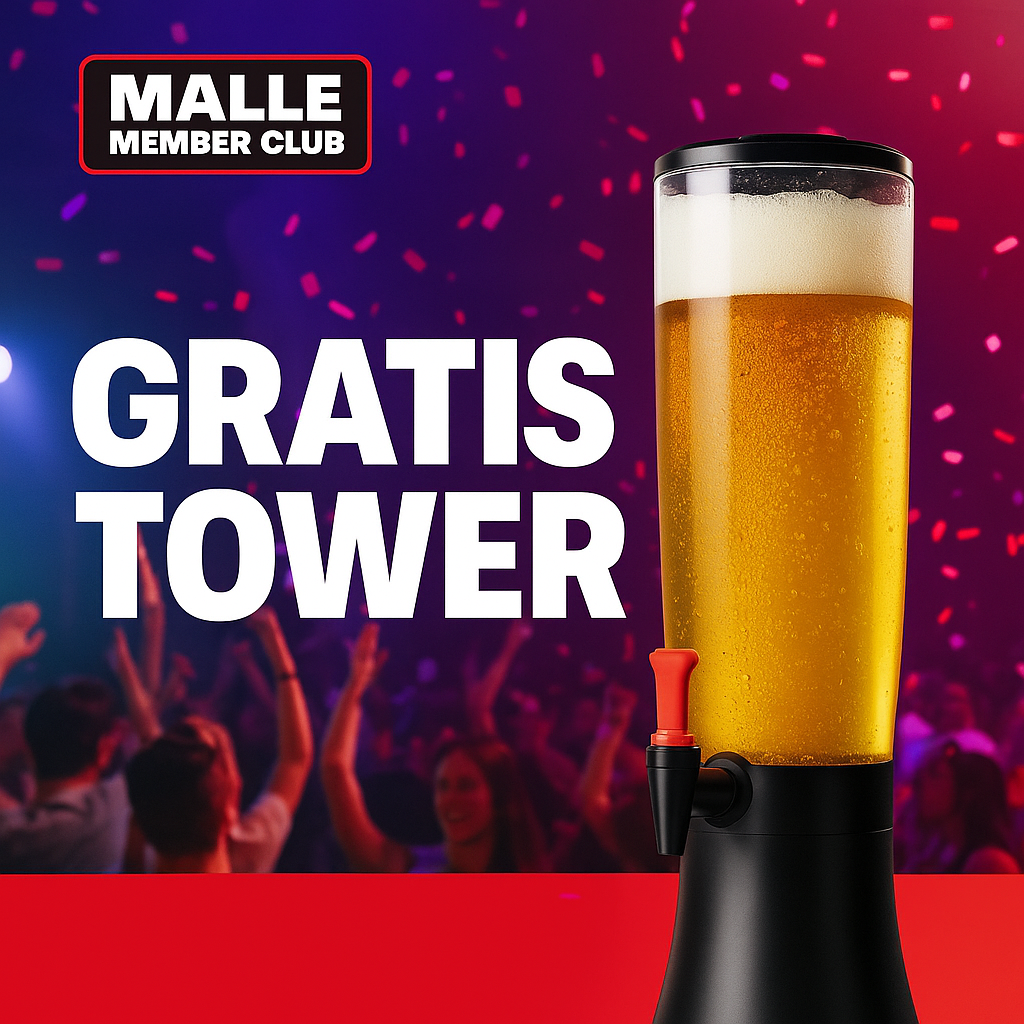 Werde Mitgleid im Malle Member Club und erhalte kostenlose Tower in deiner Location
